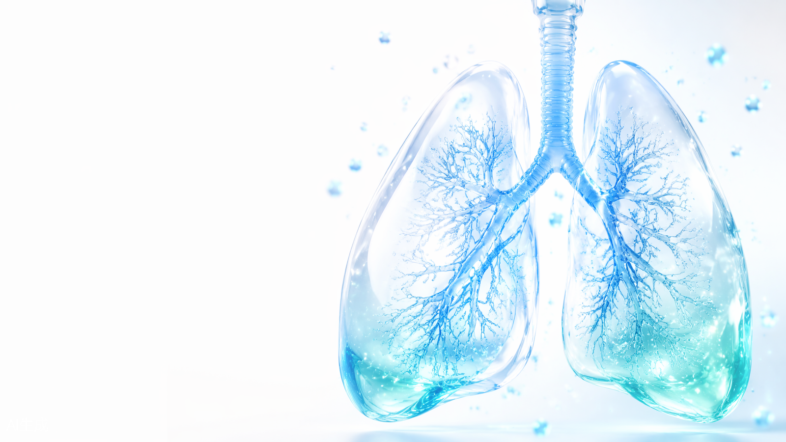 Healthy glowing lungs